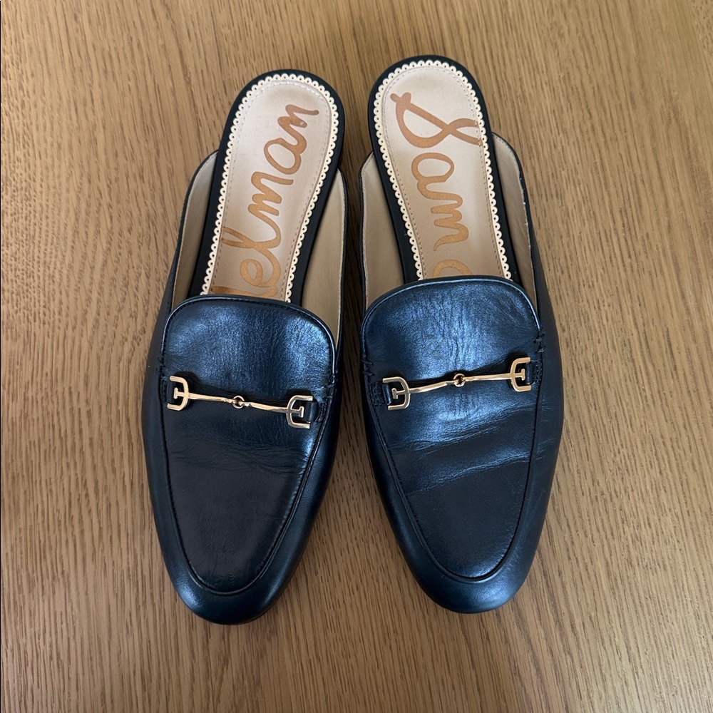 Sam Edelman Linnie Bit Mule Black Leather Size 8 - Picture 5 of 11